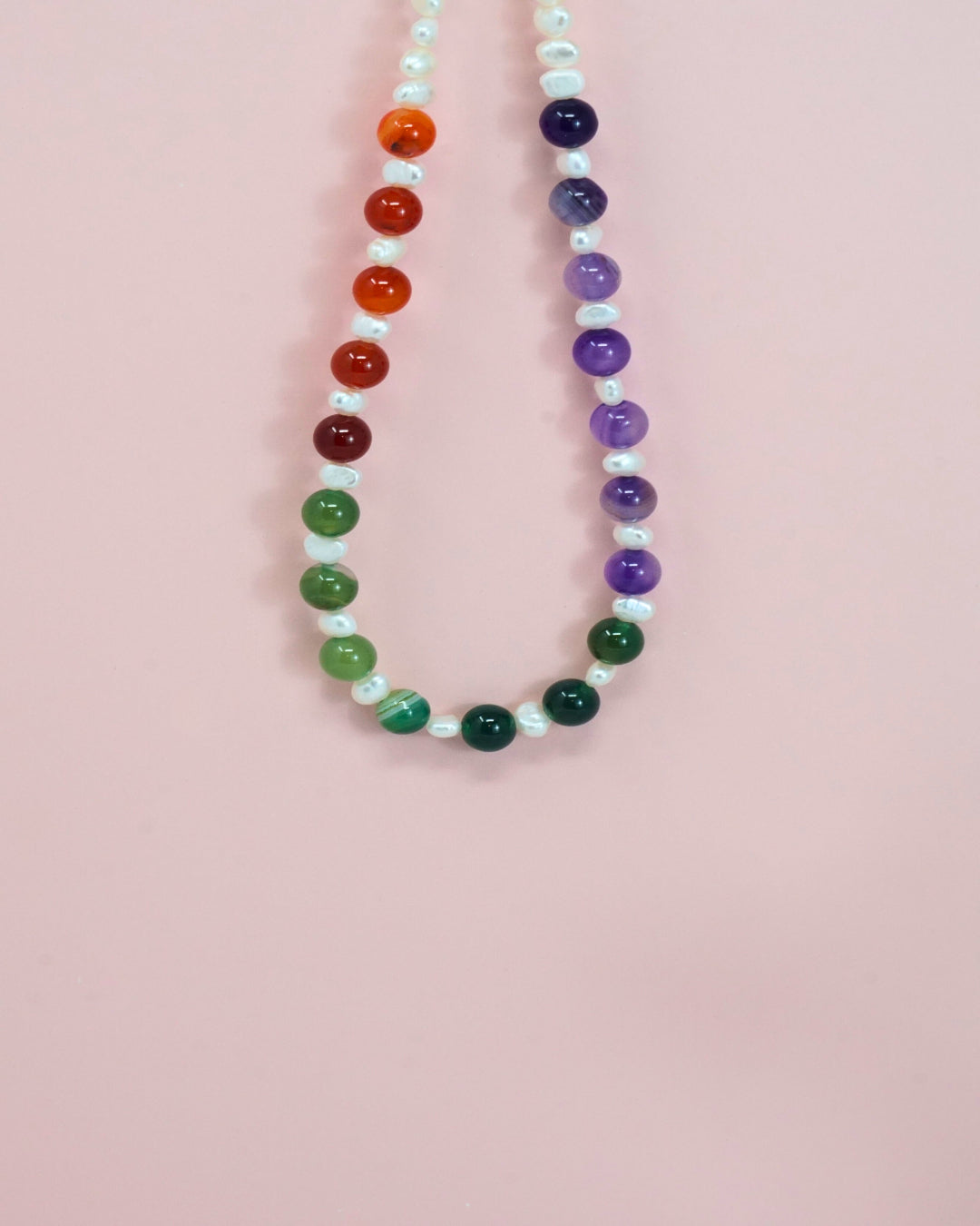 Multicolor Pearl Necklace
