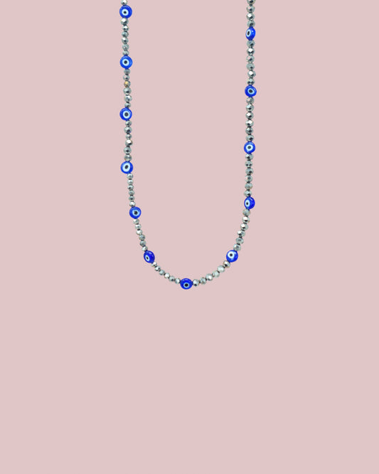 Crystal Evil Eye Necklace