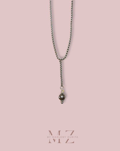 Silver Drop Necklace