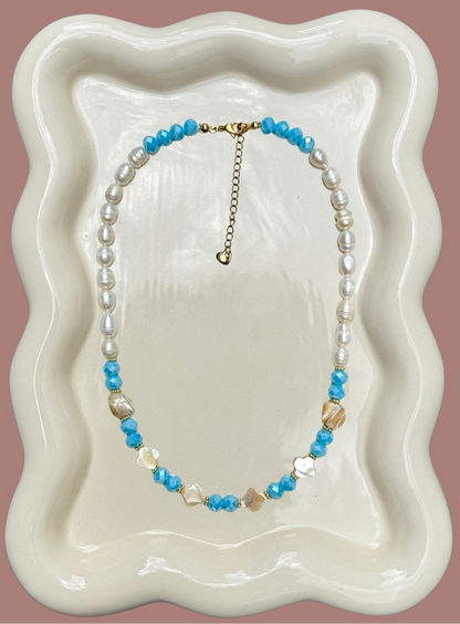 Pearl crystal Necklace