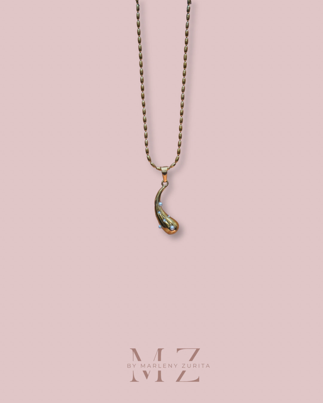 Gold Drop Necklace