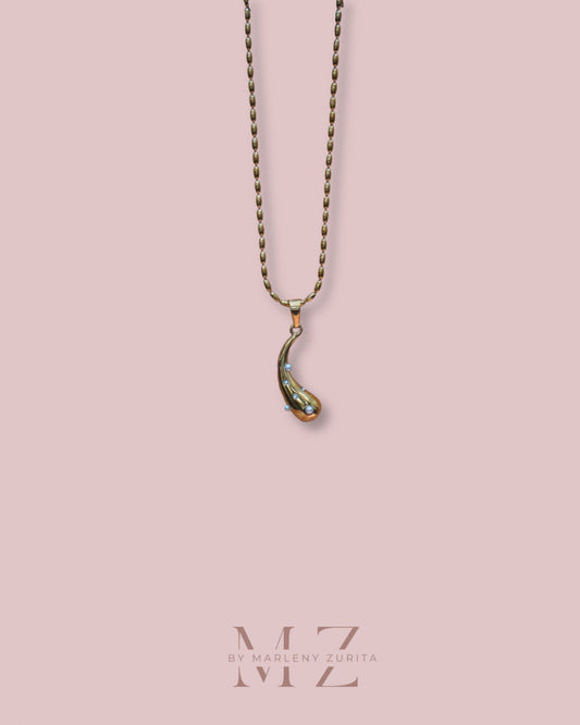 Gold Drop Necklace