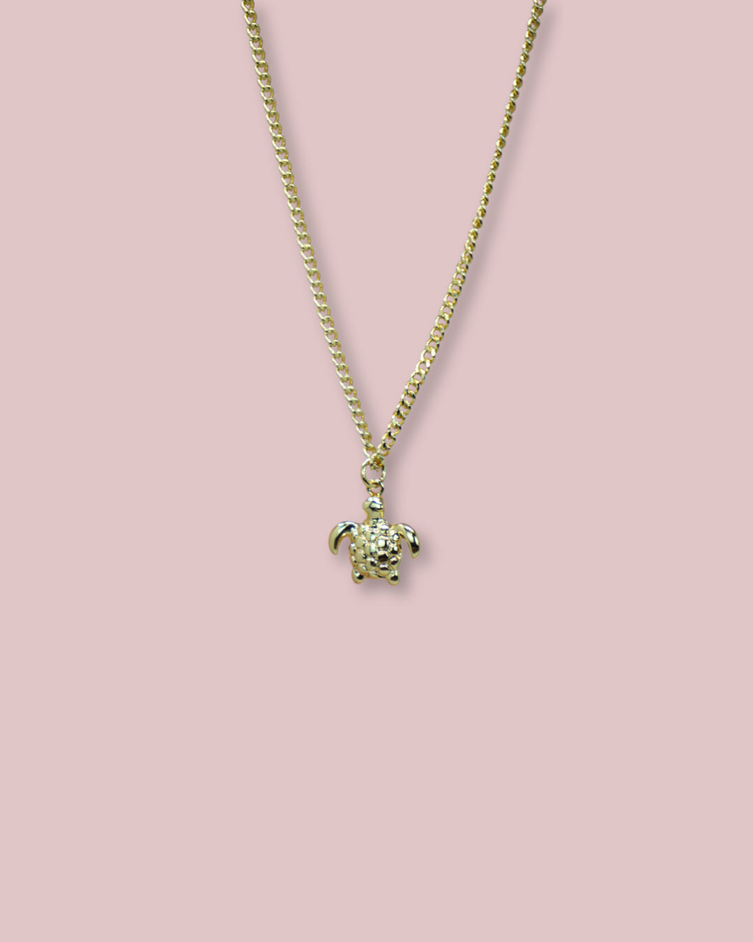 Gold Turtle Necklace