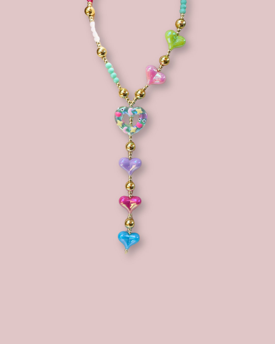 Colorful Heart Necklace