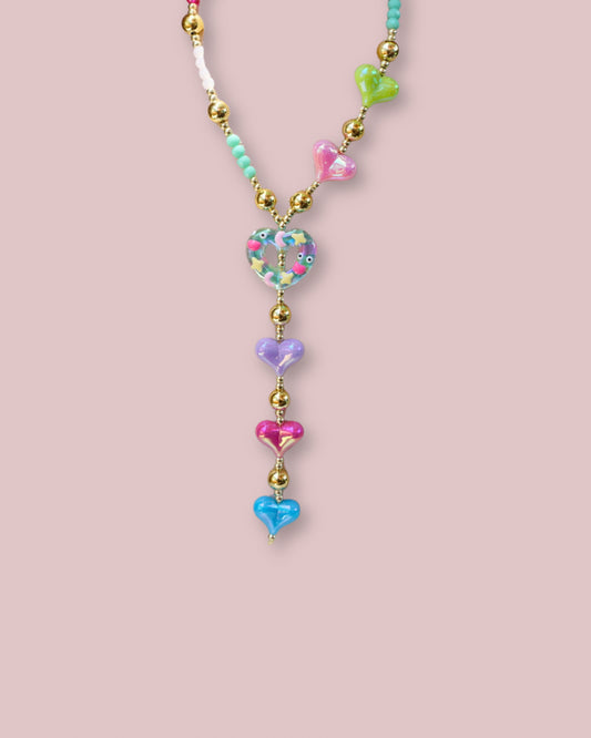 Colorful Heart Necklace