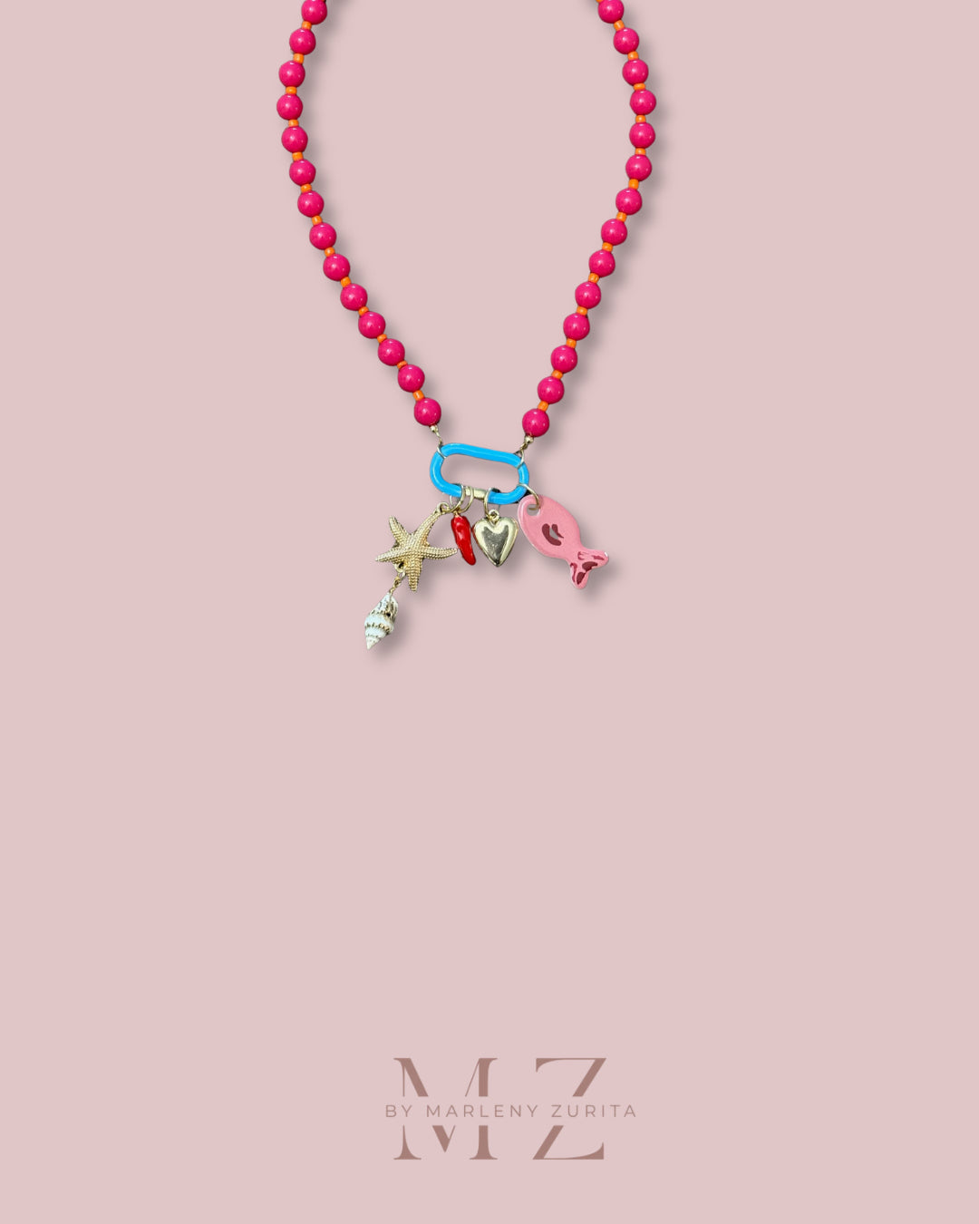 Bead Charm Necklace