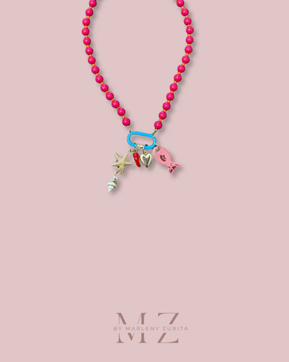 Bead Charm Necklace