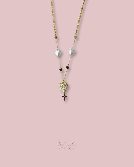 Cross Heart Necklace