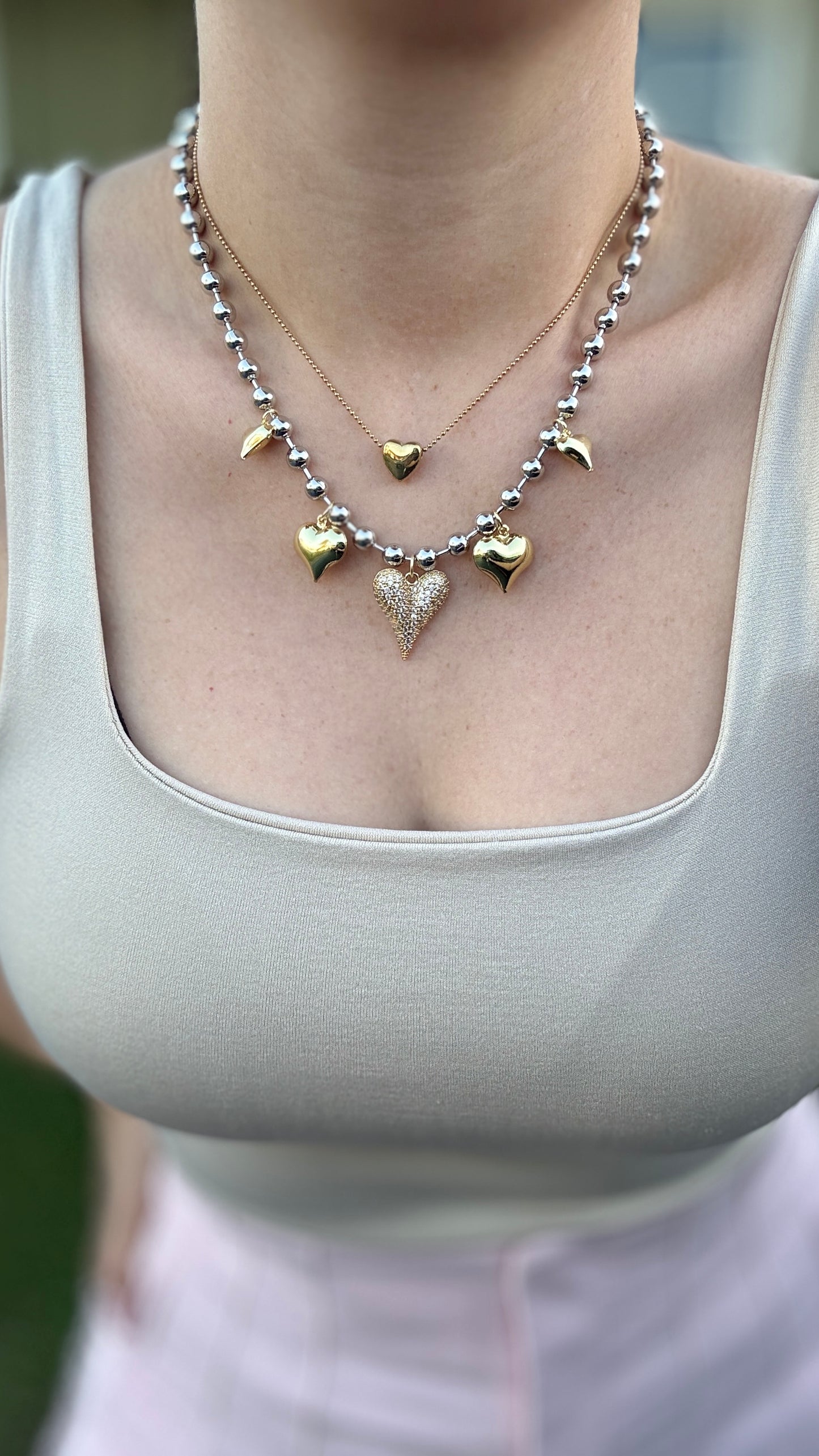Shiny Heart Necklace