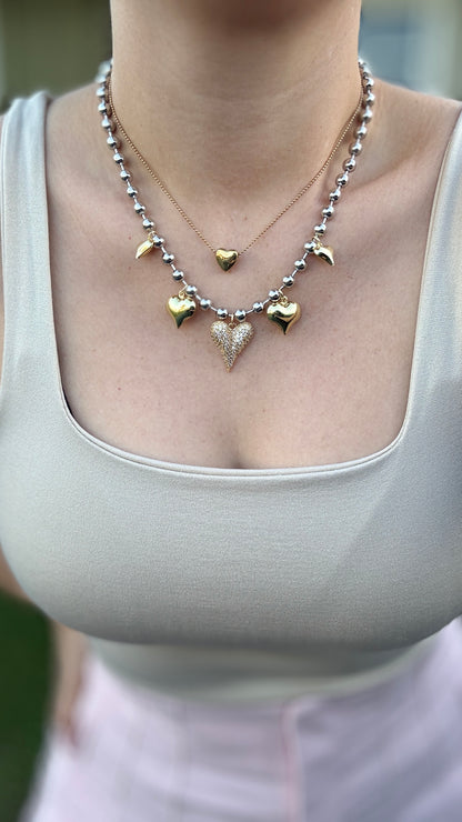 Shiny Heart Necklace
