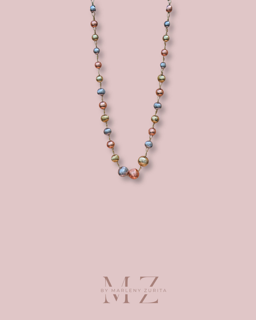 Three Tone Gold Necklace