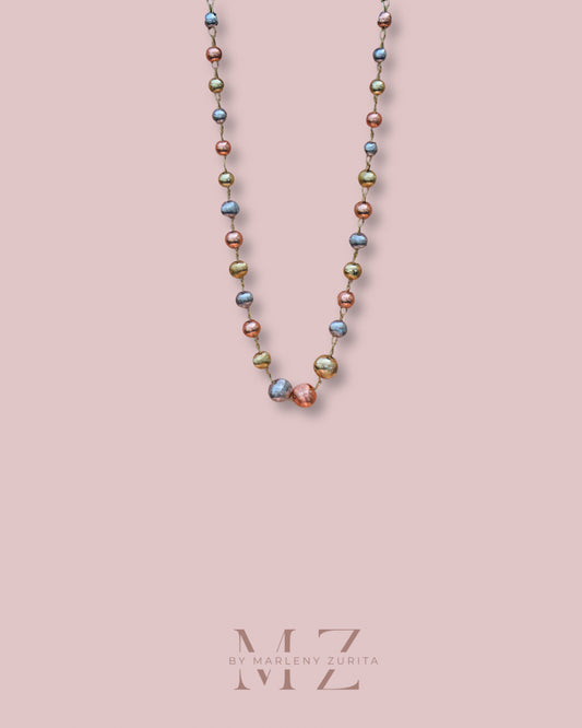 Three Tone Gold Necklace