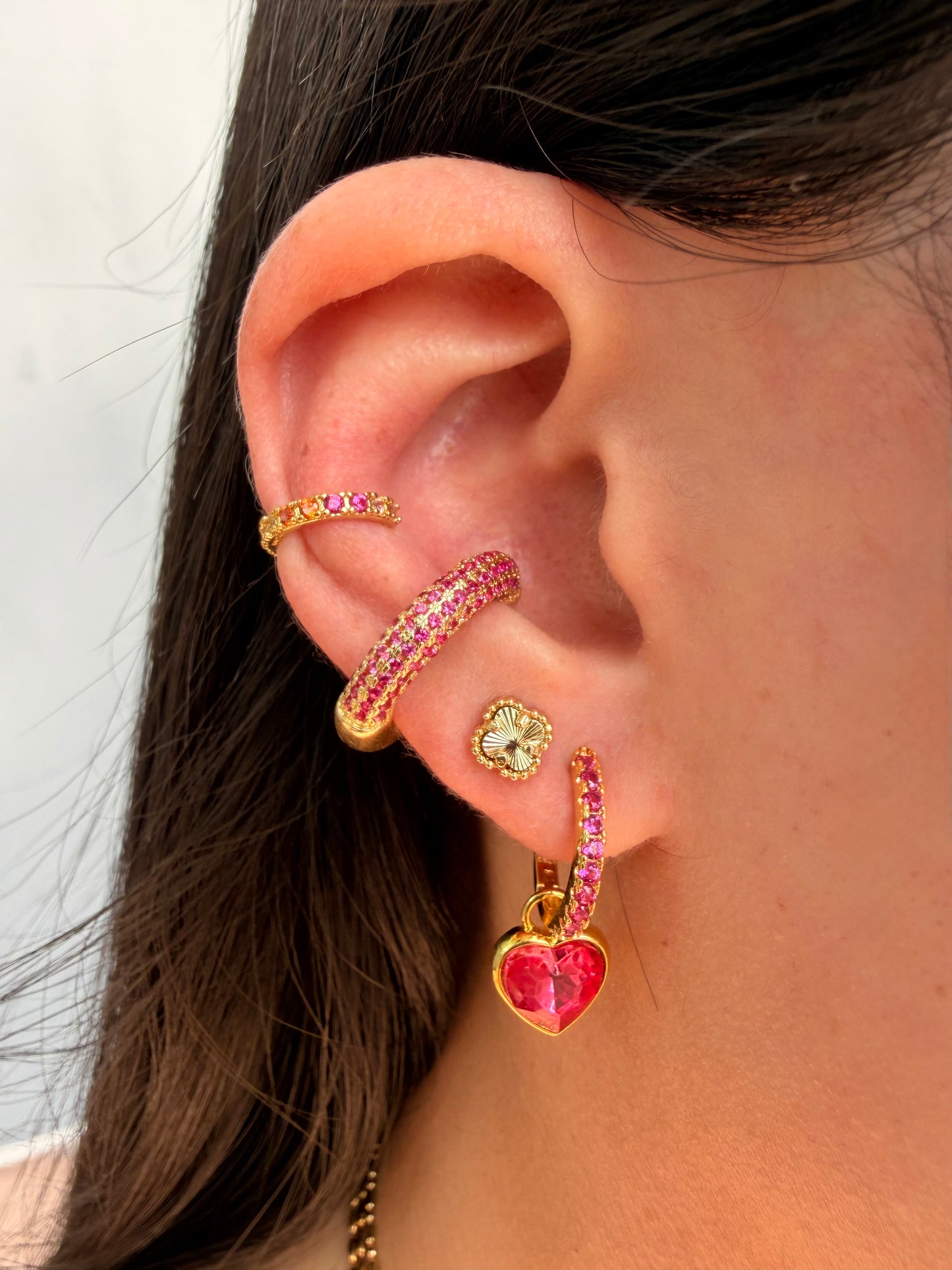Crystal Colors Earcuff