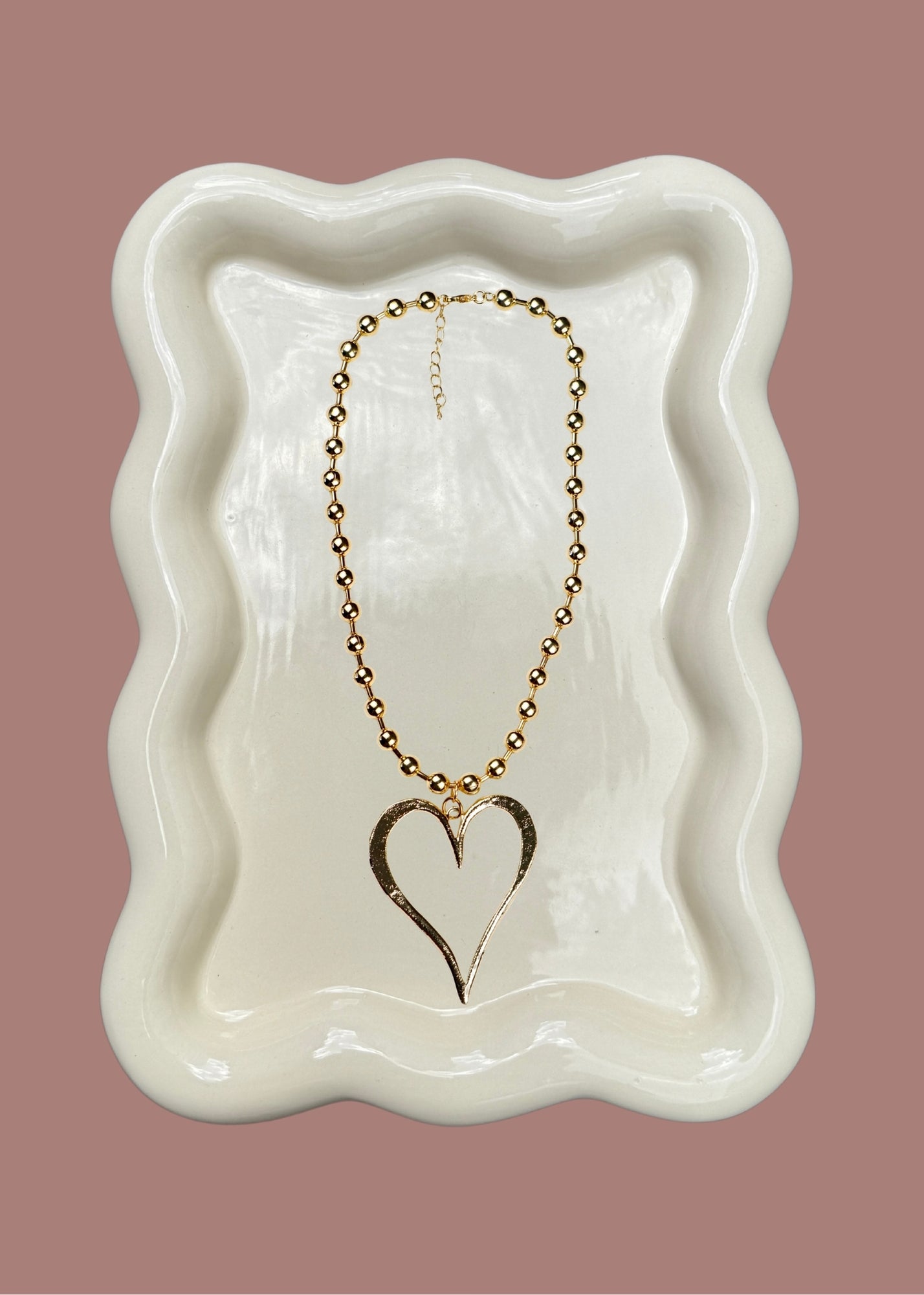 Golden Heart Necklace