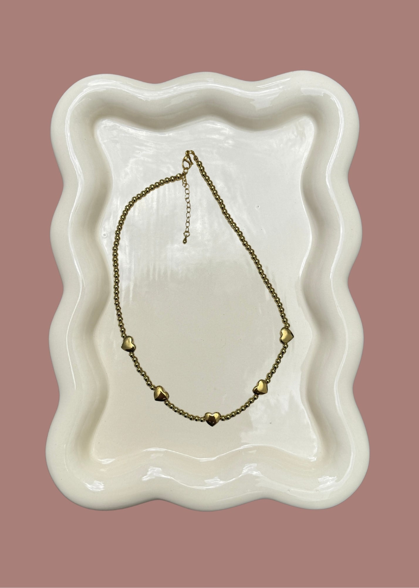 Heart Bead Necklace