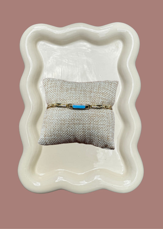 Turquoise Gold Bracelet