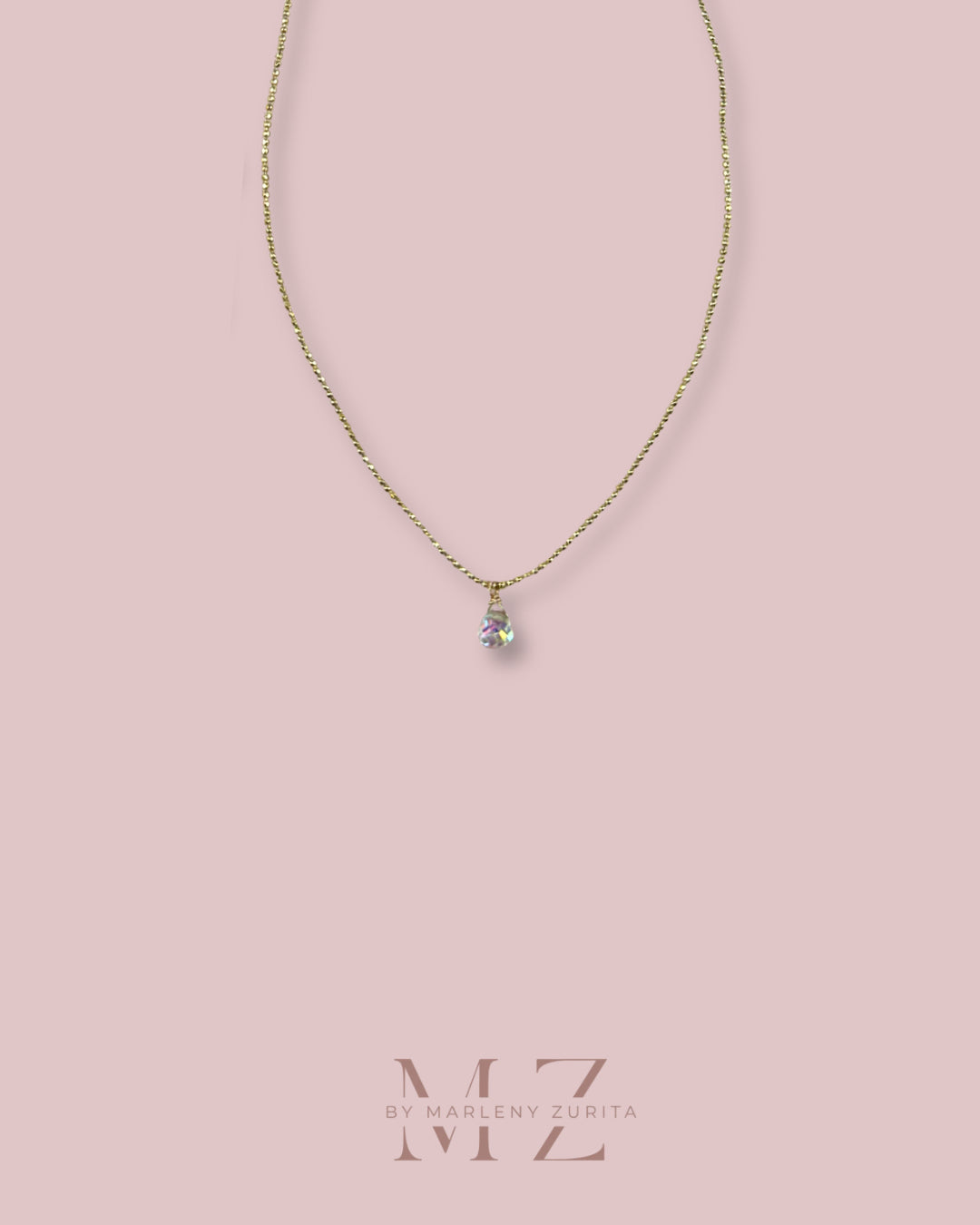 Crystal Ghost Necklace