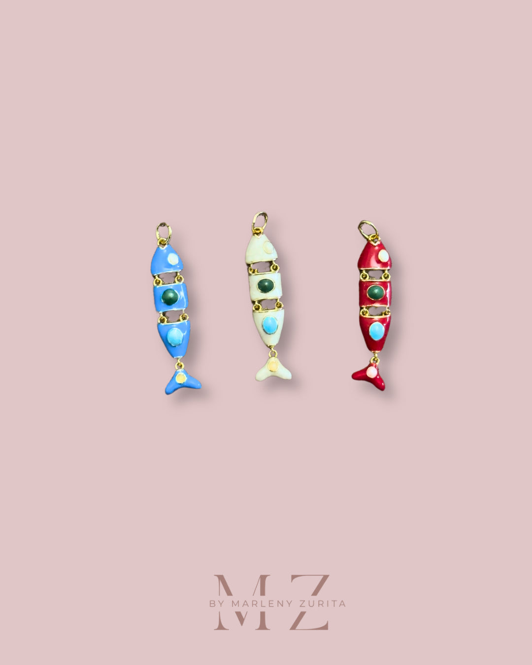 Color Fish Necklace
