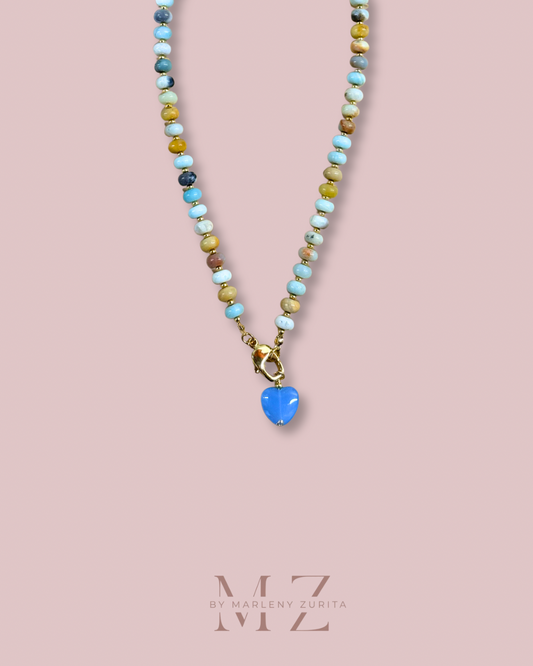Heart Stone Magui Necklace