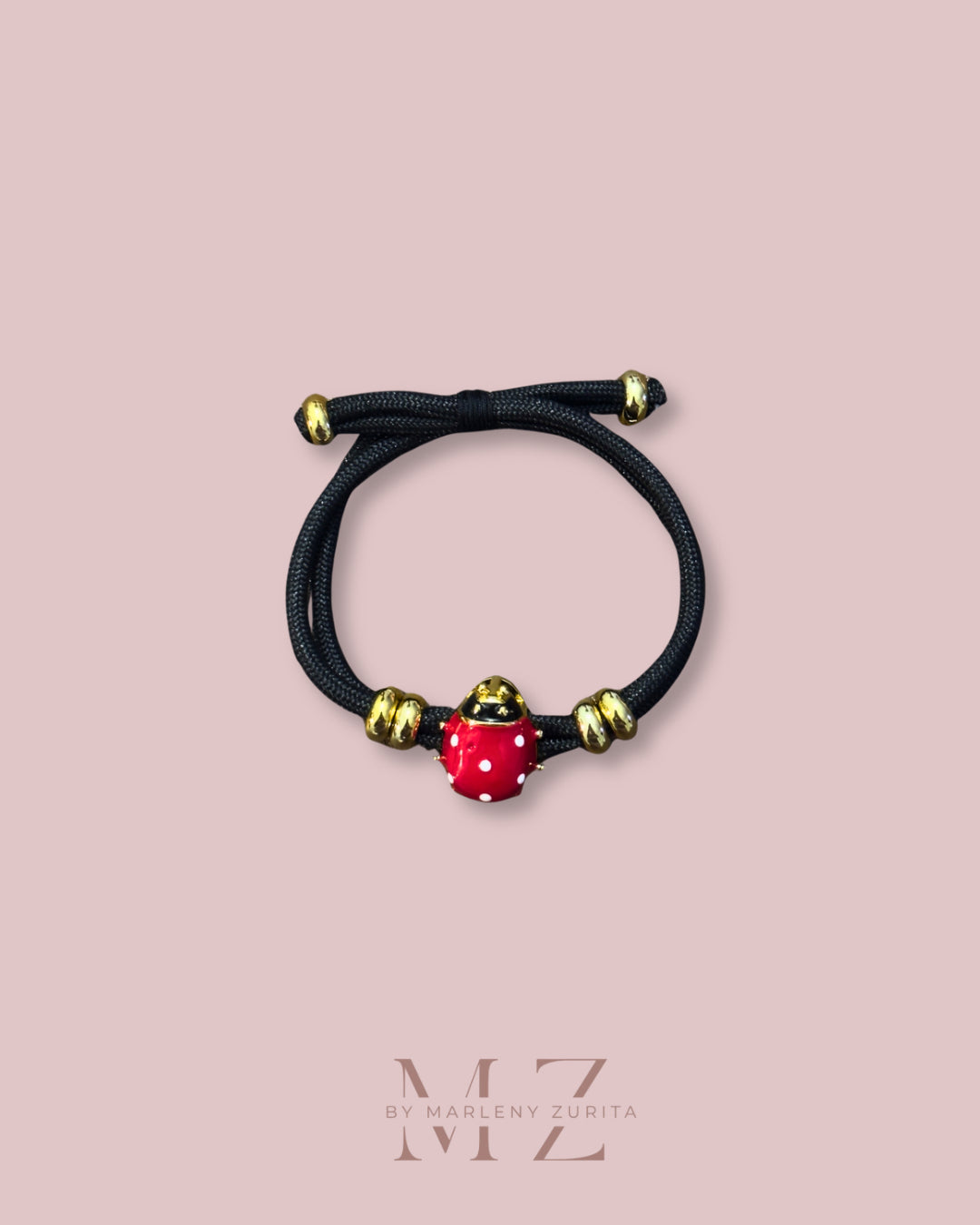 Red Lady Bug Bracelet