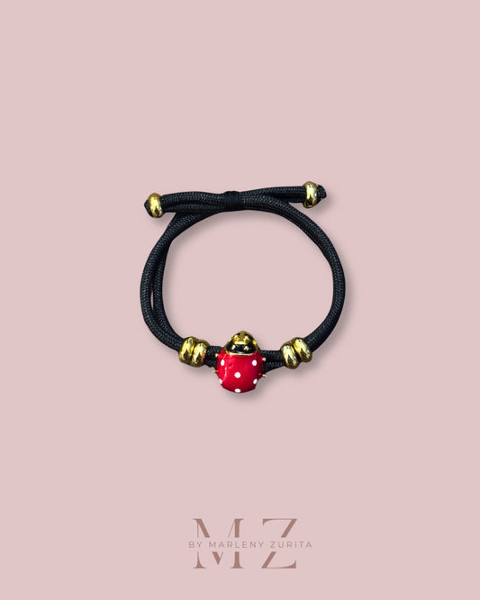 Red Lady Bug Bracelet