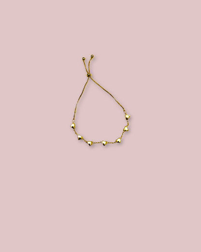 Adjustable Heart Bracelet