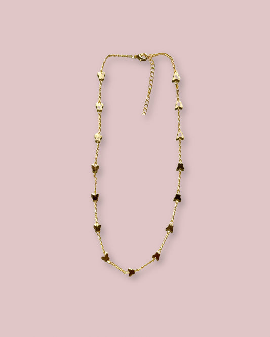 Butterfly Gold Necklace