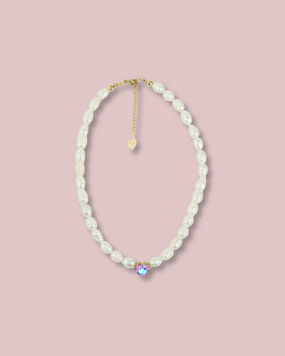 Pearl Heart Necklace