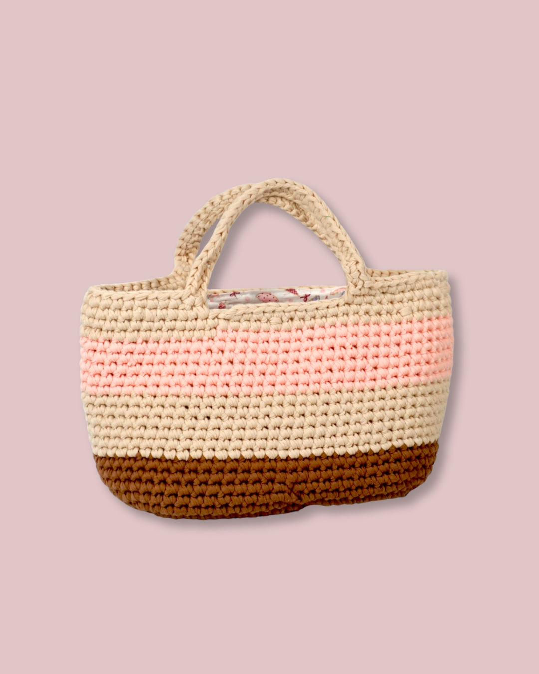 Crochet Long Handle Bag