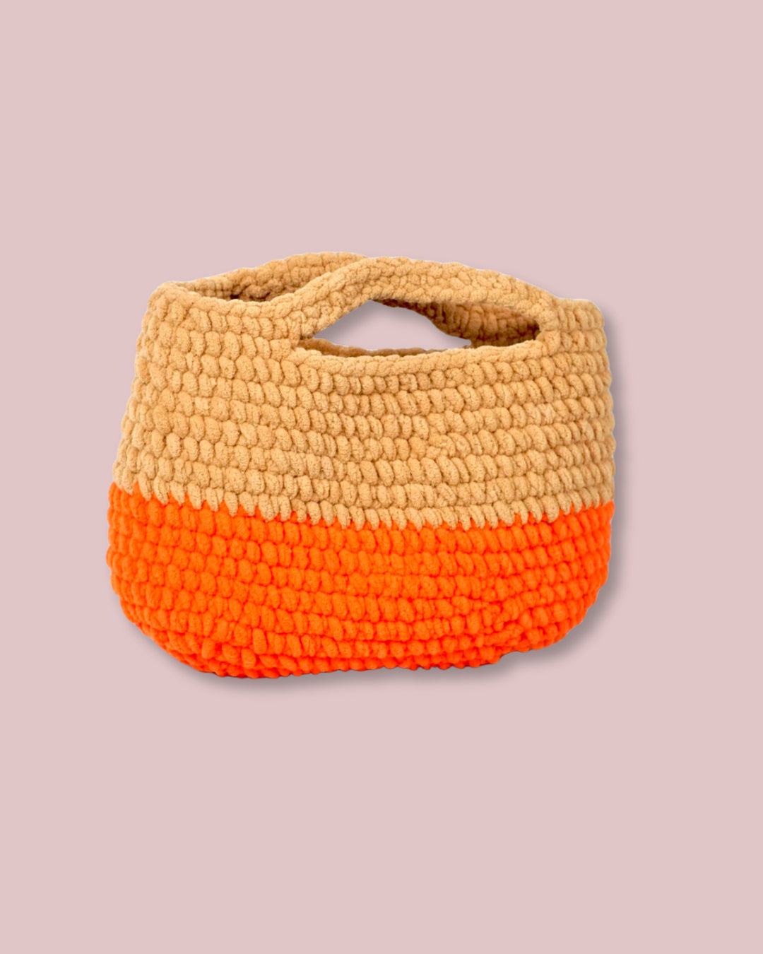 Crochet Color block Bag