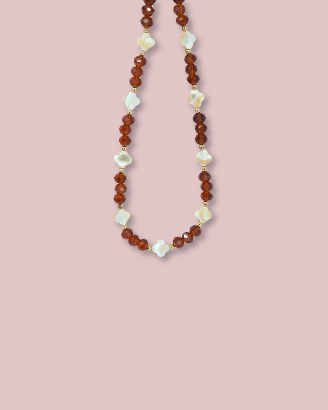 Clover Crystal Necklace