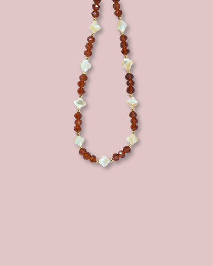 Clover Crystal Necklace