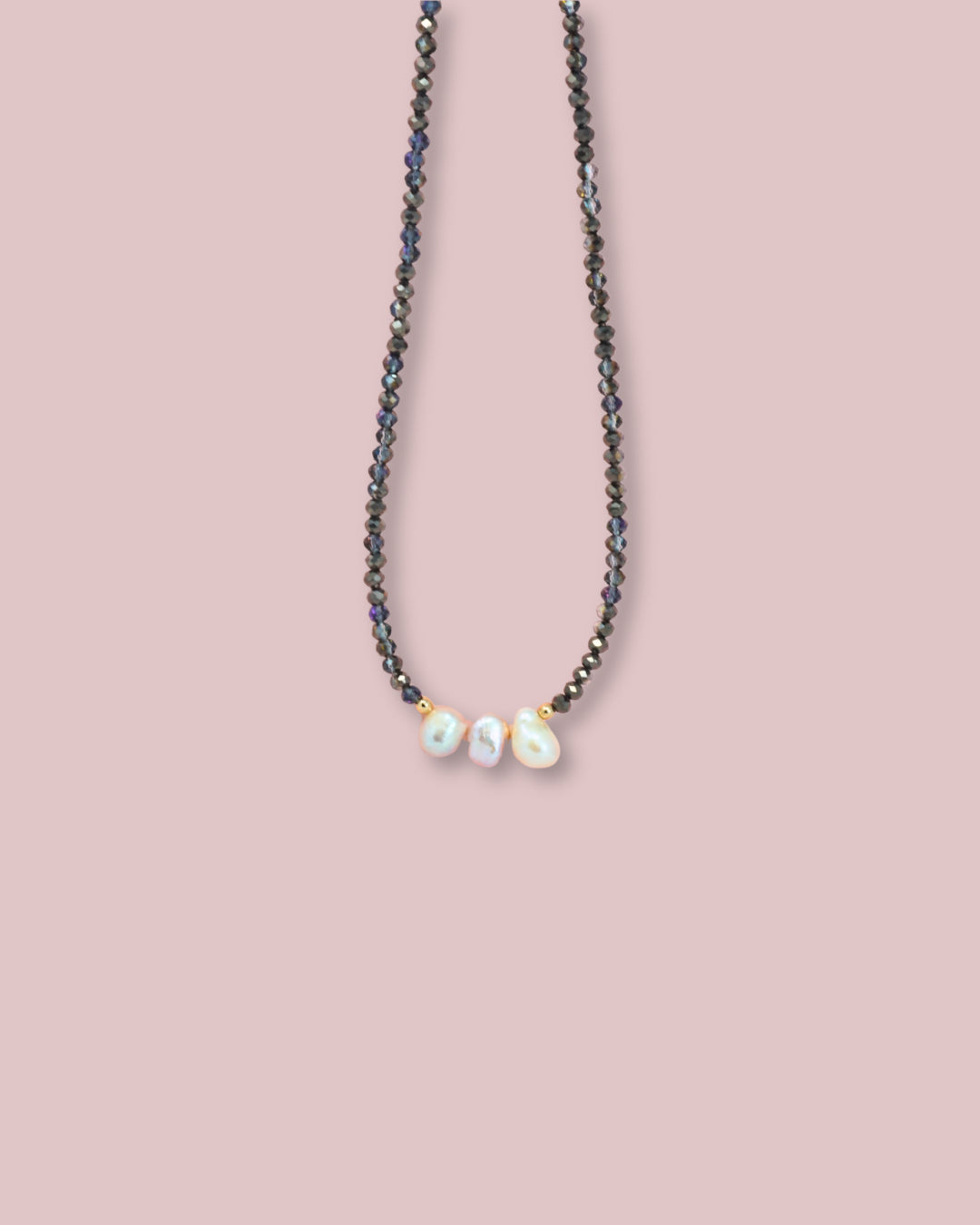 Crystal Pearl Necklace