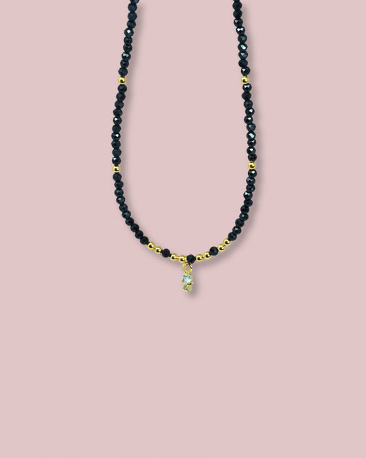 Angel de la Guarda Crystal Necklace