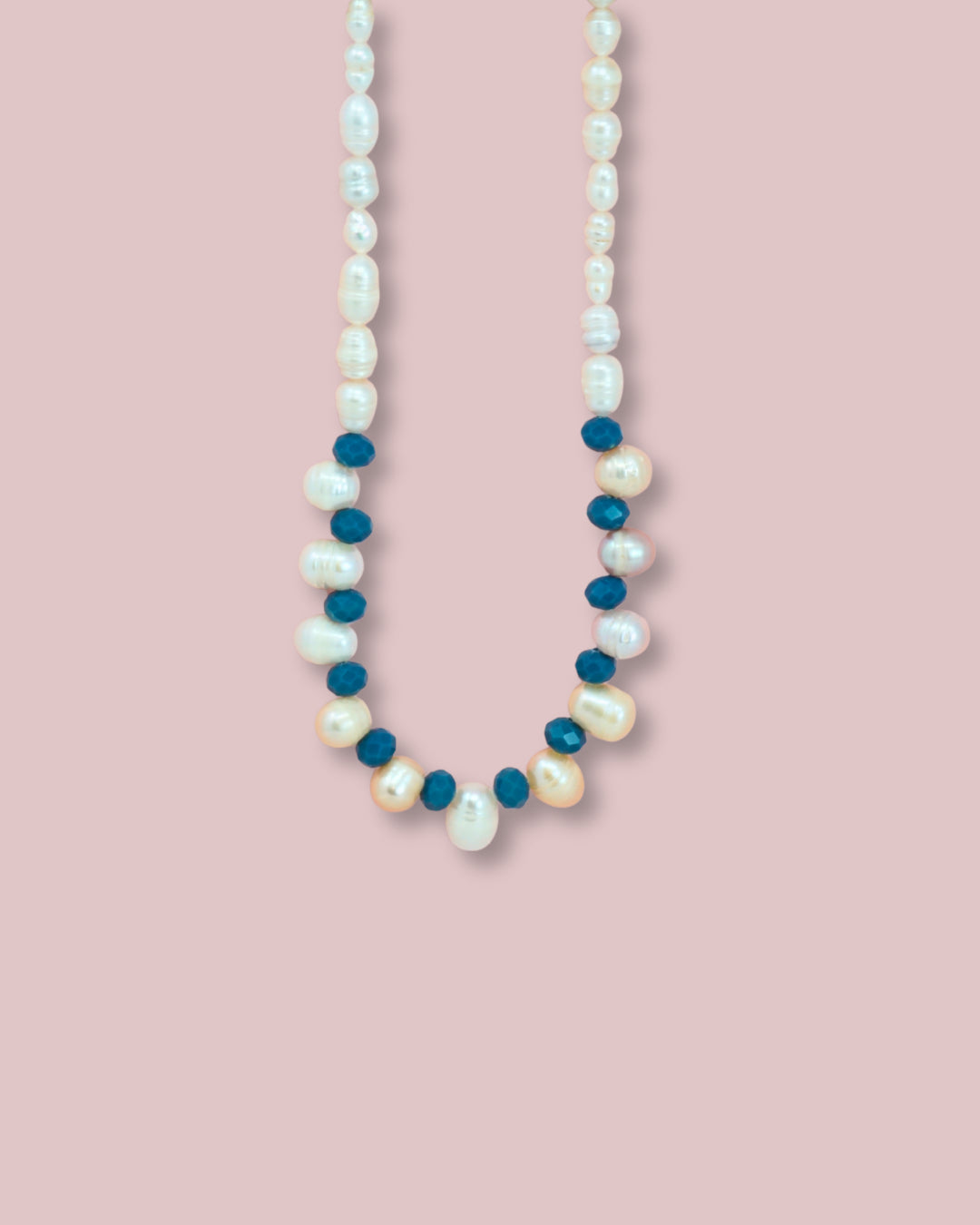 Crystal Pearl Mix Necklace