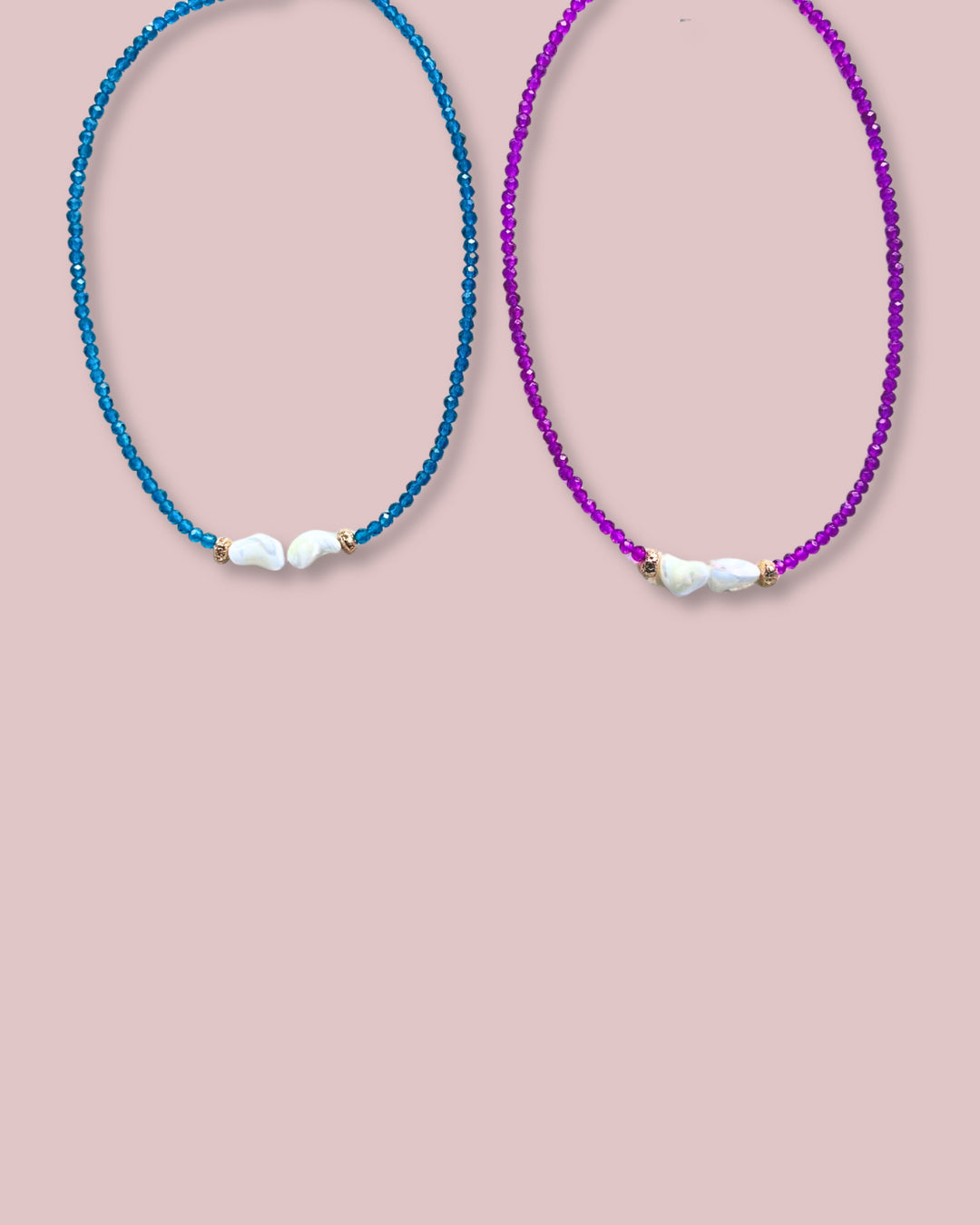 Crystal Mother of Pearl Necklace