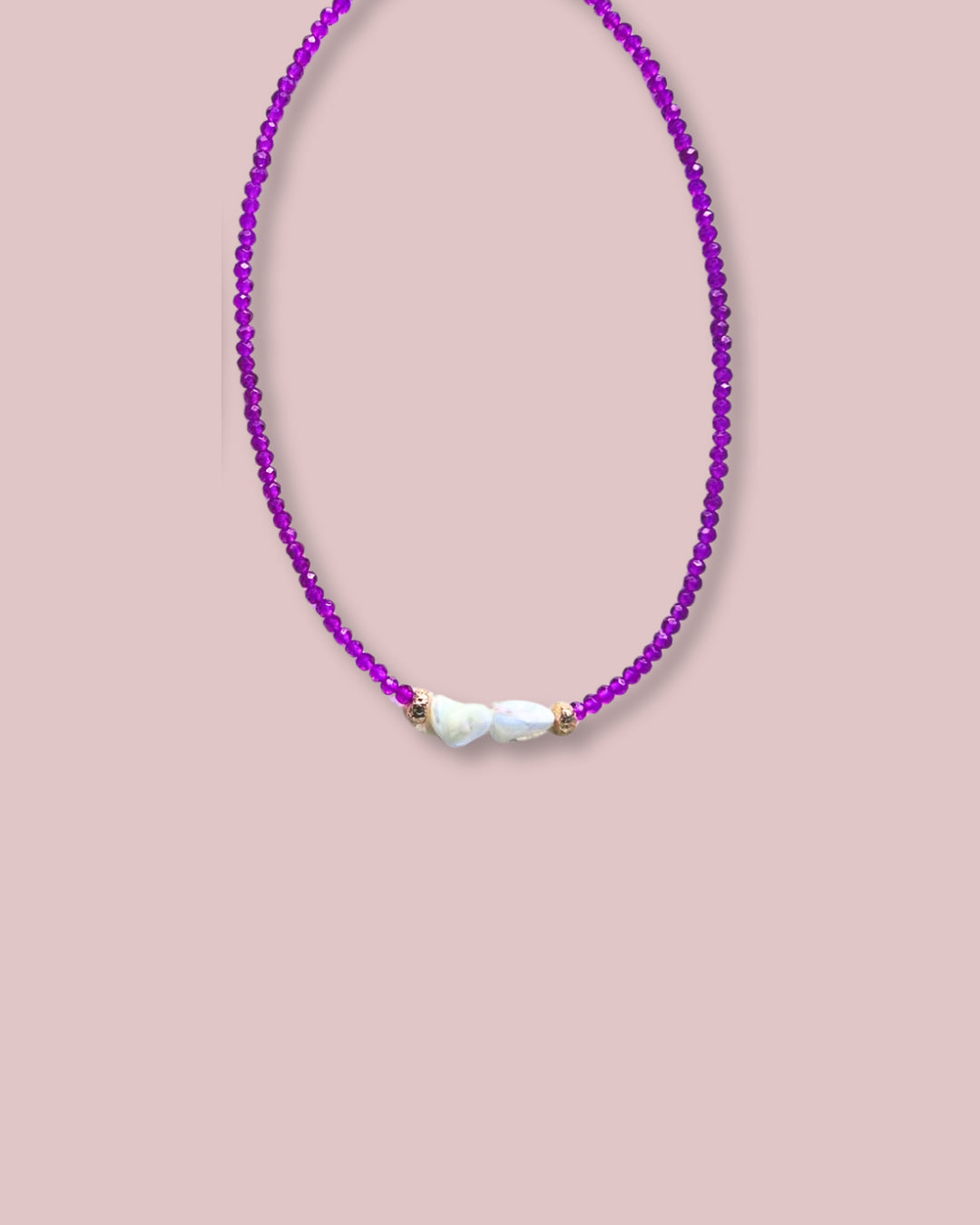 Crystal Mother of Pearl Necklace