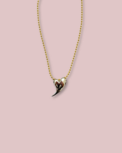 Tear Drop Heart Necklace