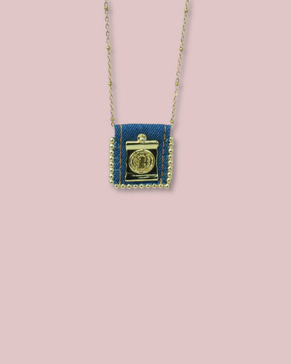 Escapulario Jean Necklace