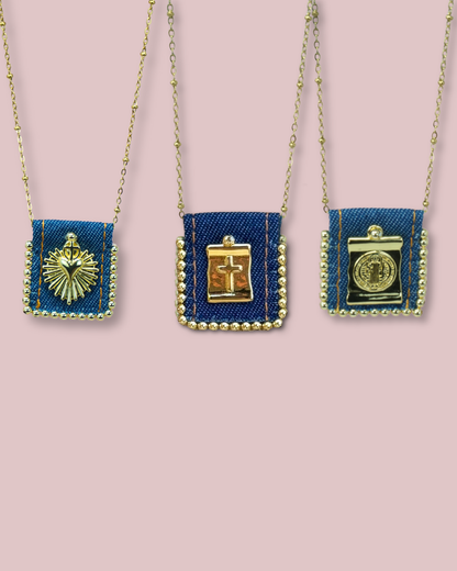 Escapulario Jean Necklace