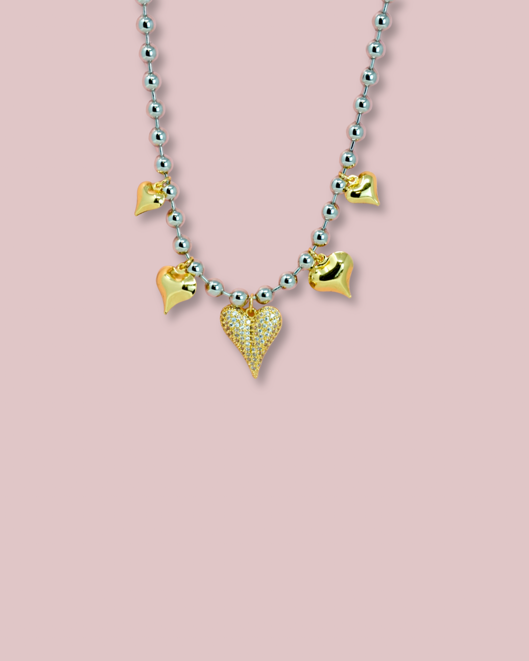 Shiny Heart Necklace