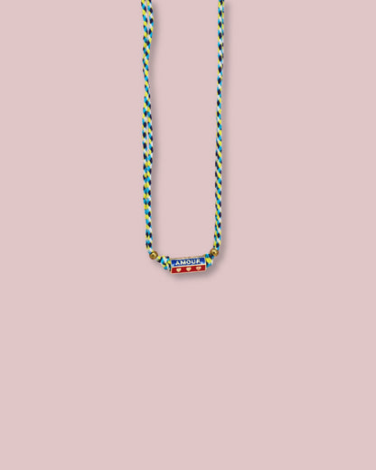 Cord Multicolor Necklace