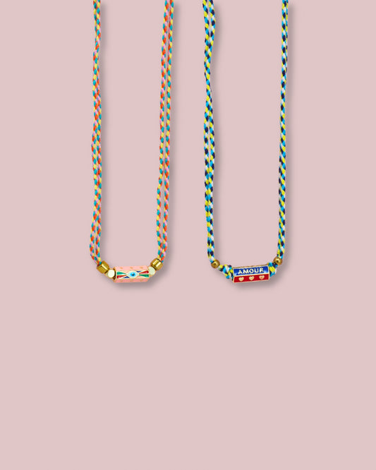 Cord Multicolor Necklace