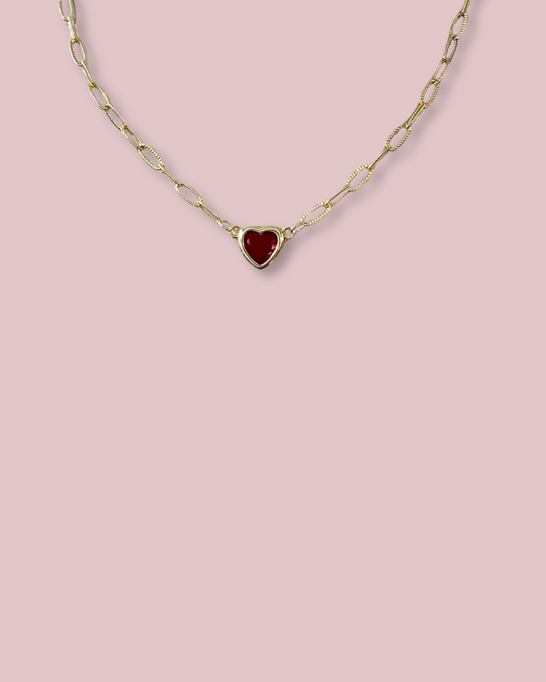 Red heart Necklace