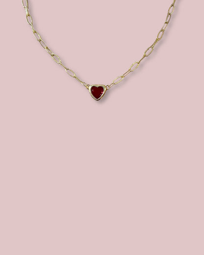 Red heart Necklace