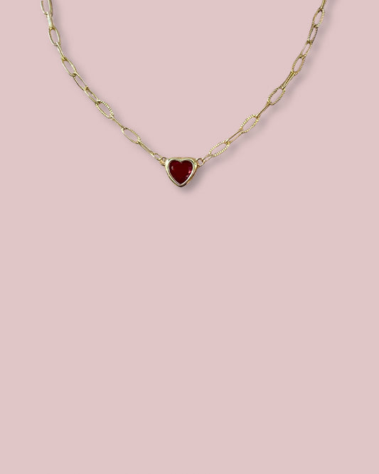 Red heart Necklace