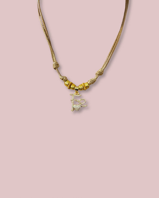 Fe Cord Leather Necklace