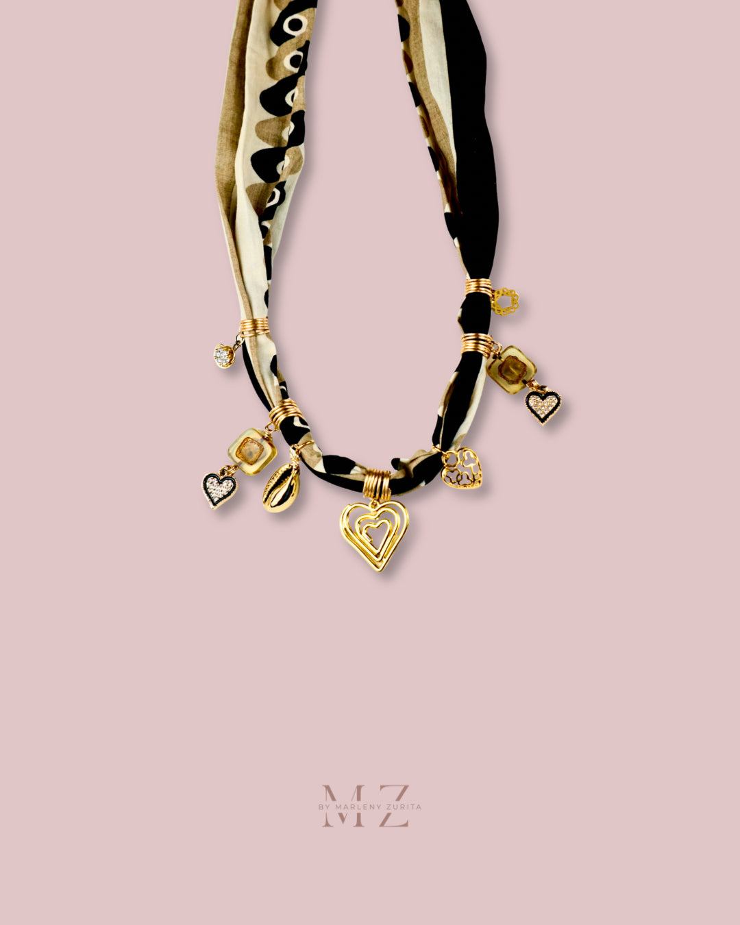 Heart Bandana Necklace
