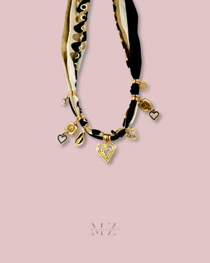 Heart Bandana Necklace