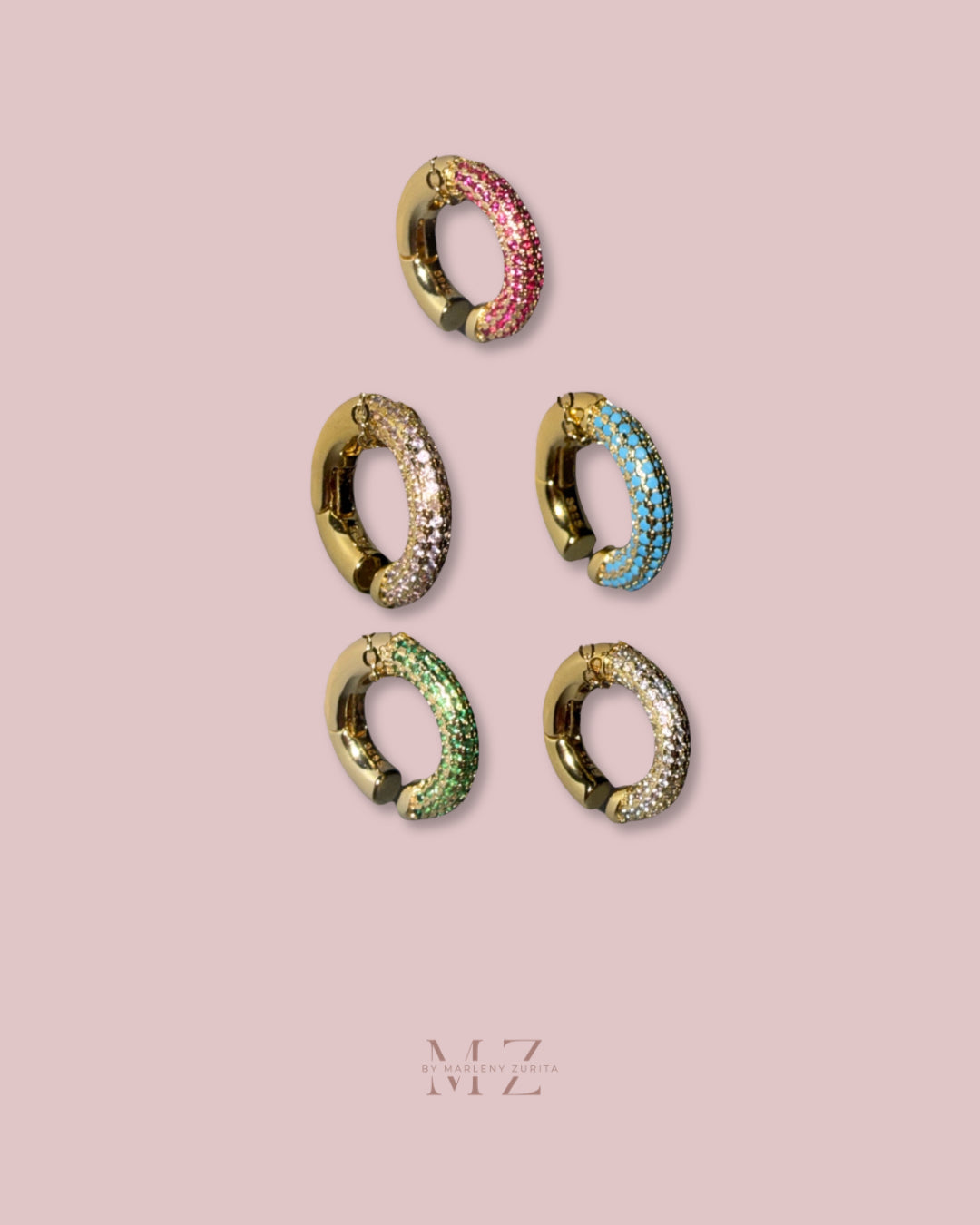 Crystal Colors Earcuff